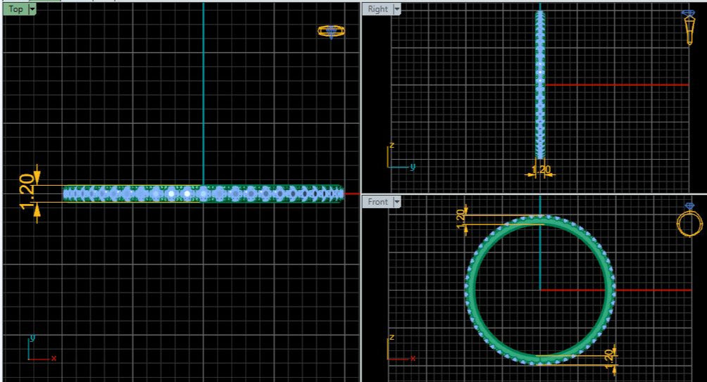 Lab Grown Diamond Full Eternity 14K White Gold Wedding Band