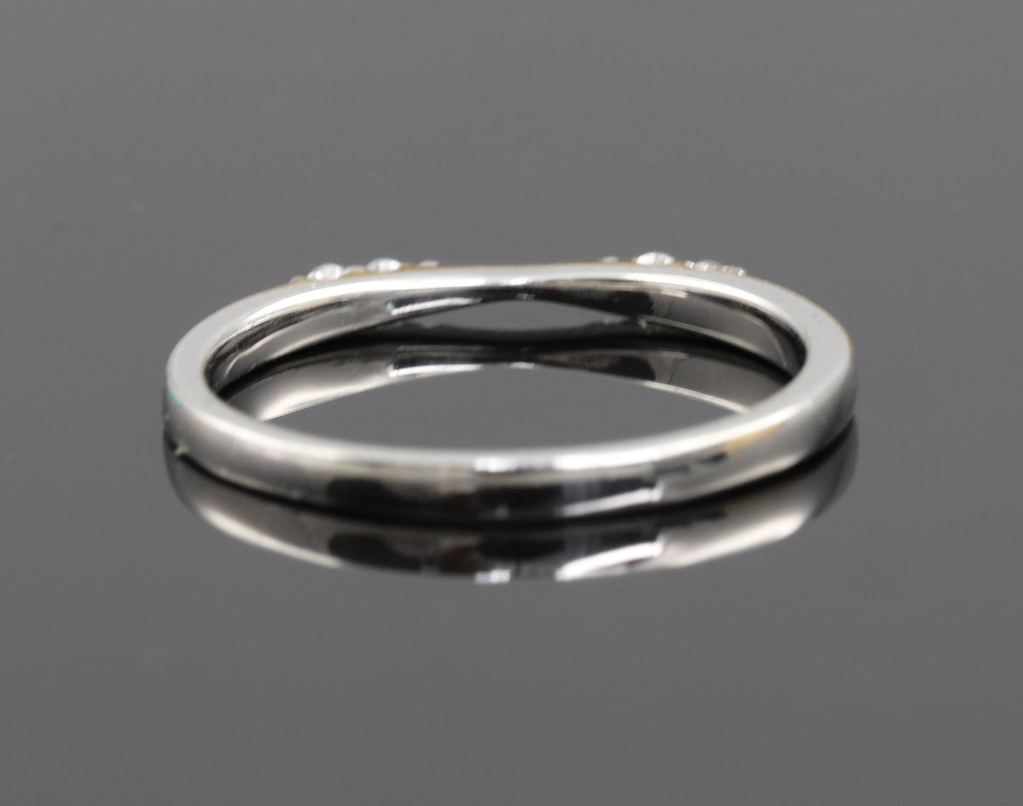 Six Stone Minimalist Moissanite Eternity Band