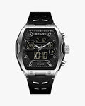 Vanguard Black Silver Silicone
