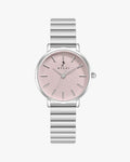 Riva Blush Pink Silver Link