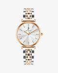 Serene Silver Rosegold Steel