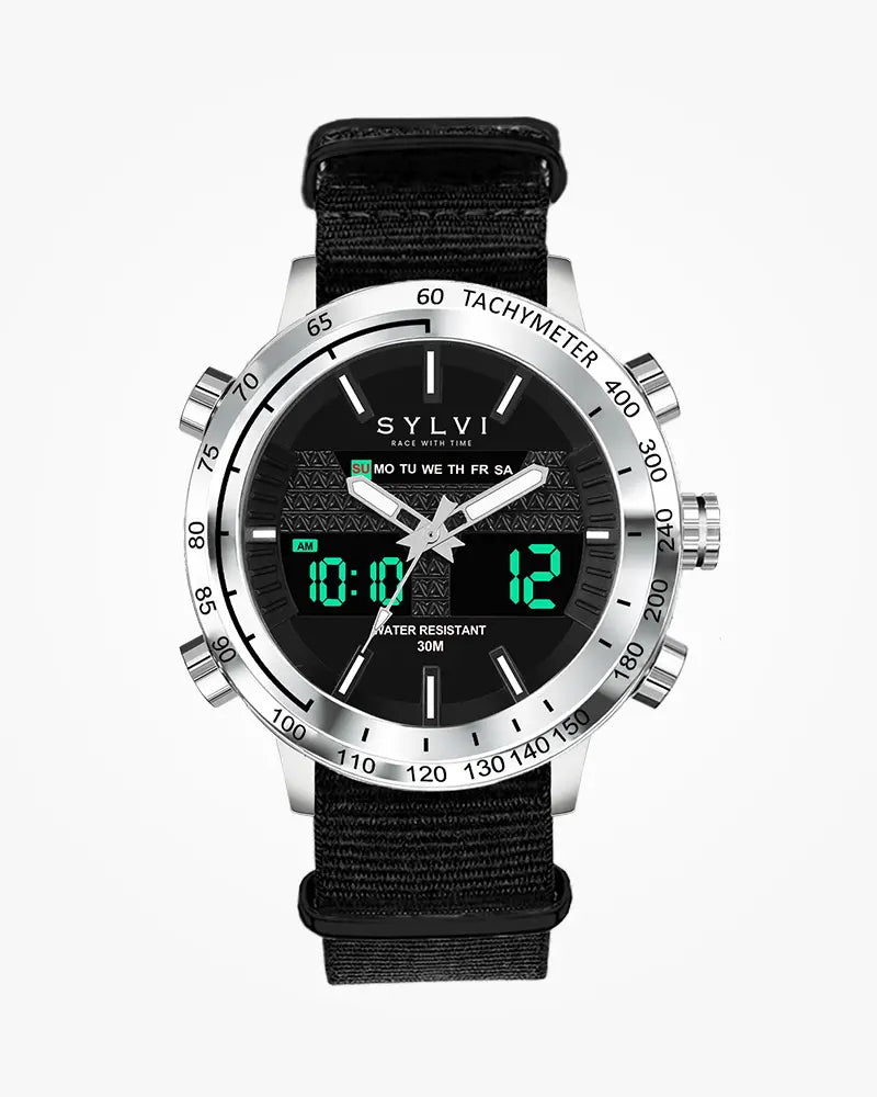 Hawk Silver Black Nylon