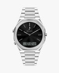 TimeShift Black Silver Steel