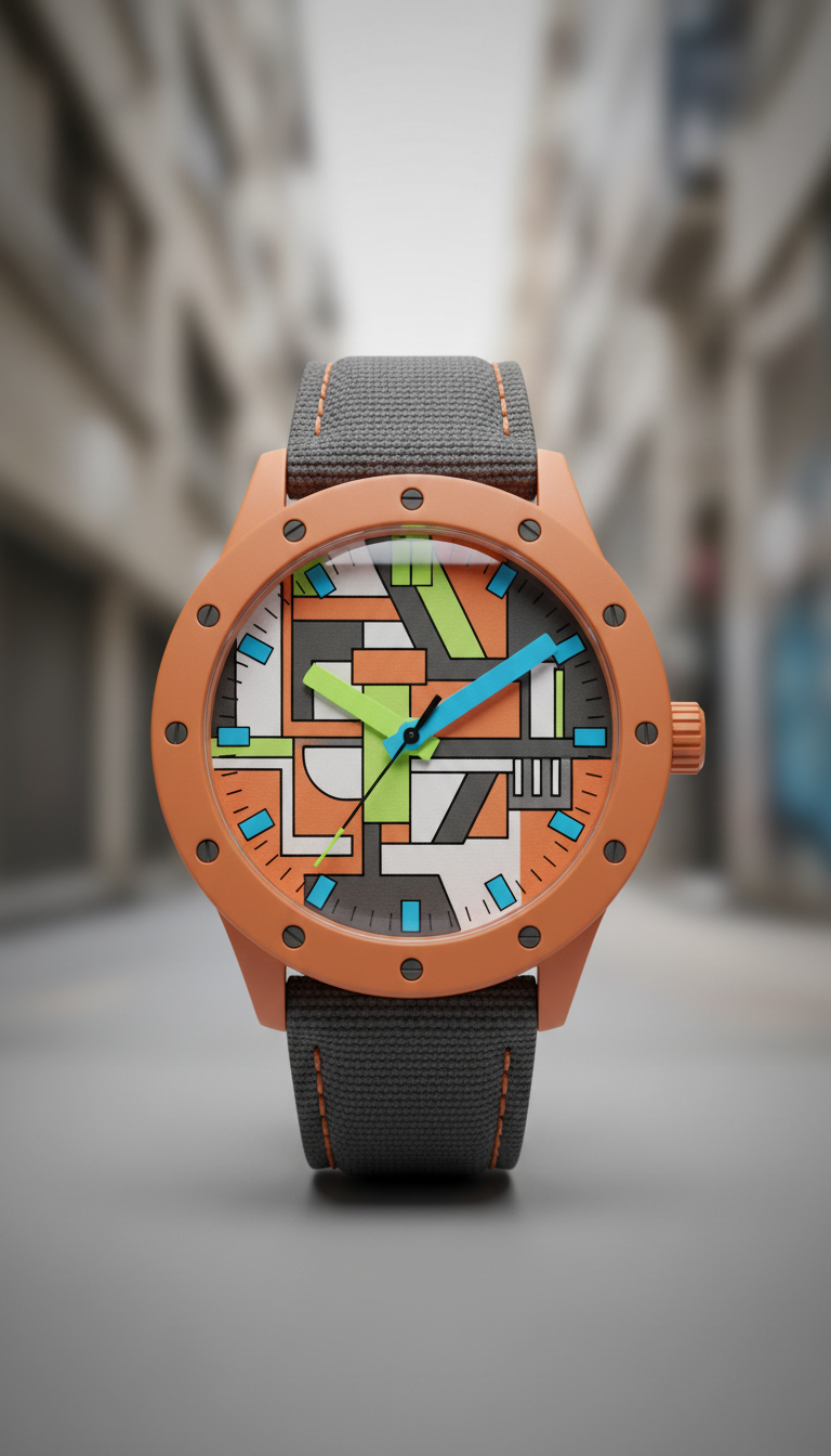 Street orange oversized artist edition