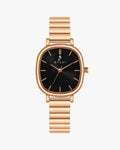 Ellore Black Rosegold Link