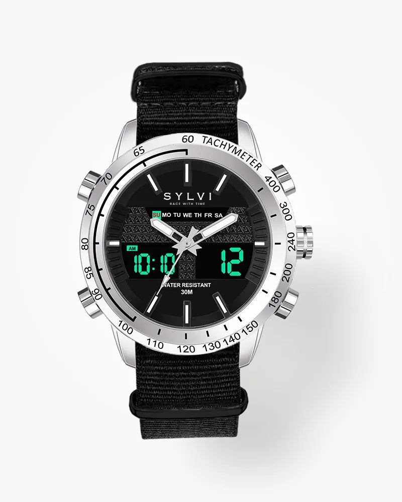 Certified Imperfect Hawk Silver Black Nylon