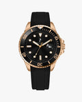 Certified Imperfect Ocean-X Black Rosegold Silicone