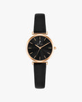 Serene Black Rose Black Leather