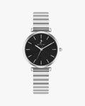 Certified Imperfect Serene Black Silver Link