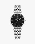 Serene Jet Black Silver Steel