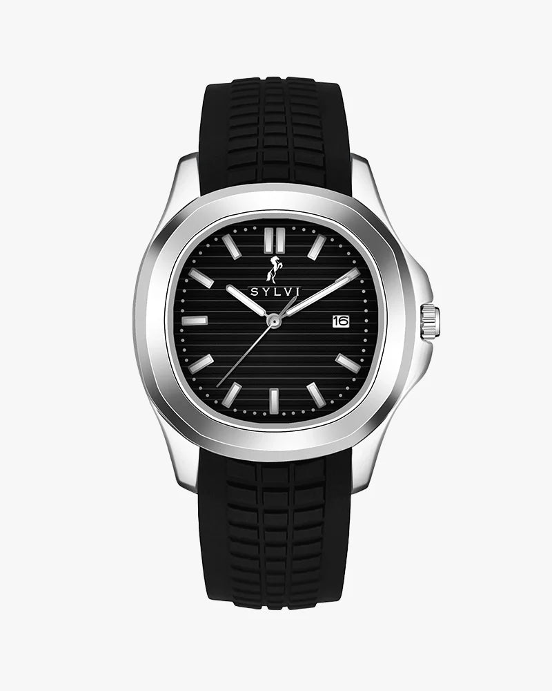 Certified Imperfect Urbanic Black Silver Silicone