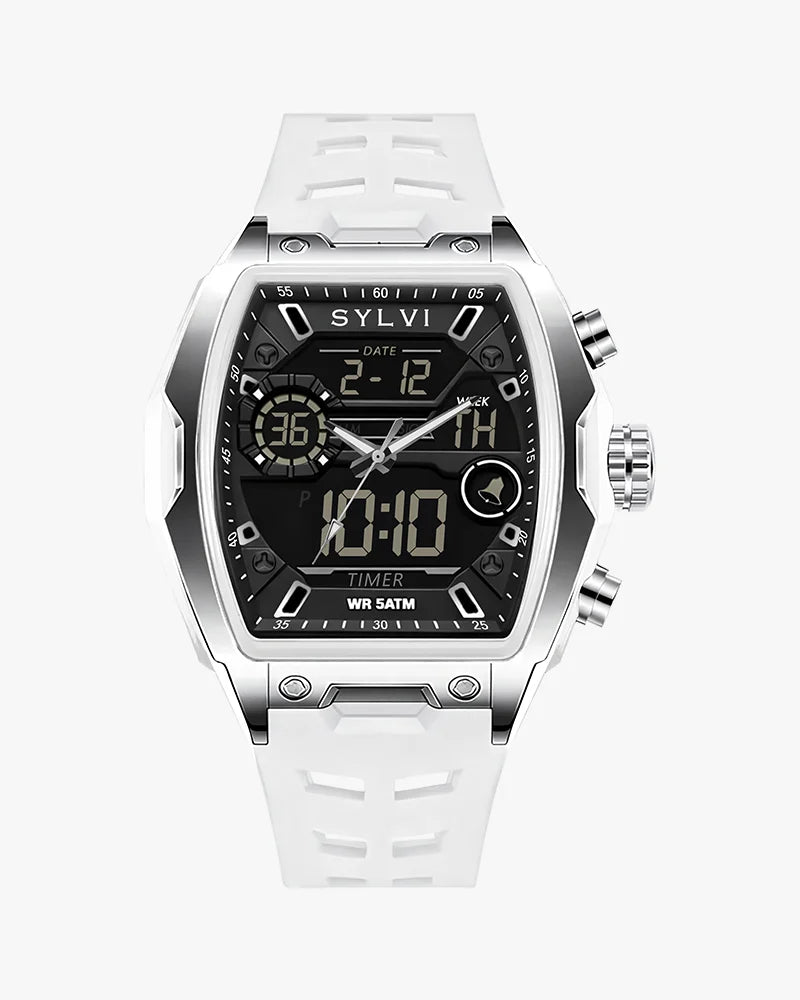 Vanguard Black White Silicone