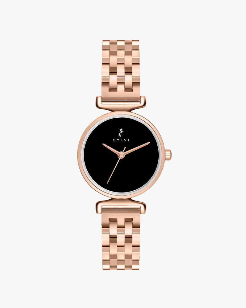 Certified Imperfect Velvetine Black Rosegold Steel