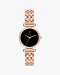 Velvetine Black Rosegold Steel